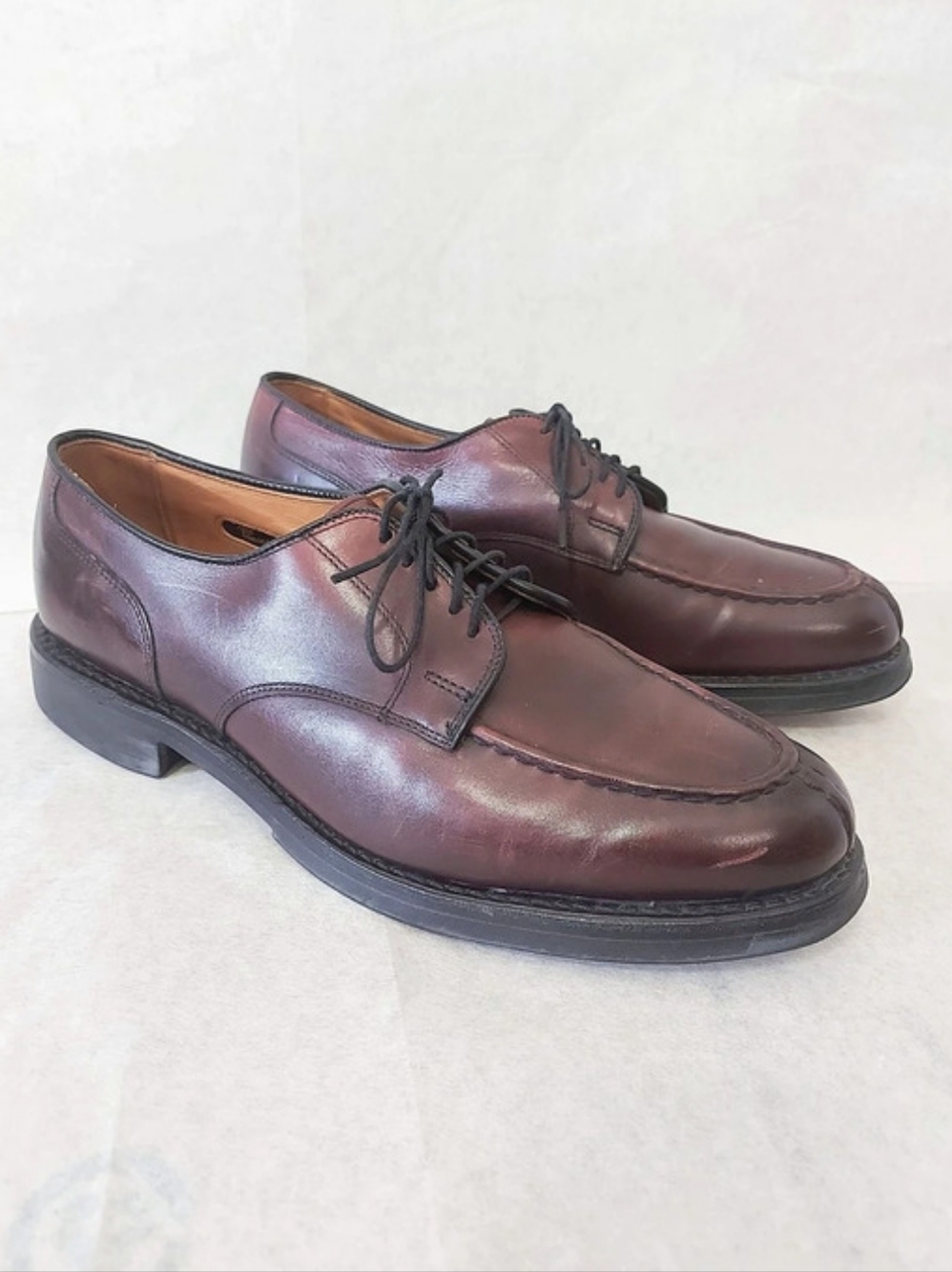 Allen Edmonds Granby Laceup Dress Shoes 9 D Leather Cap Toe Preppy Minimalist